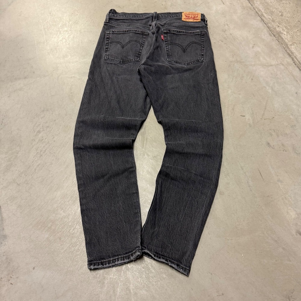 Levis 501 Original Fit Straight Leg Jeans Charcoal Black W28 L28 29502-0227